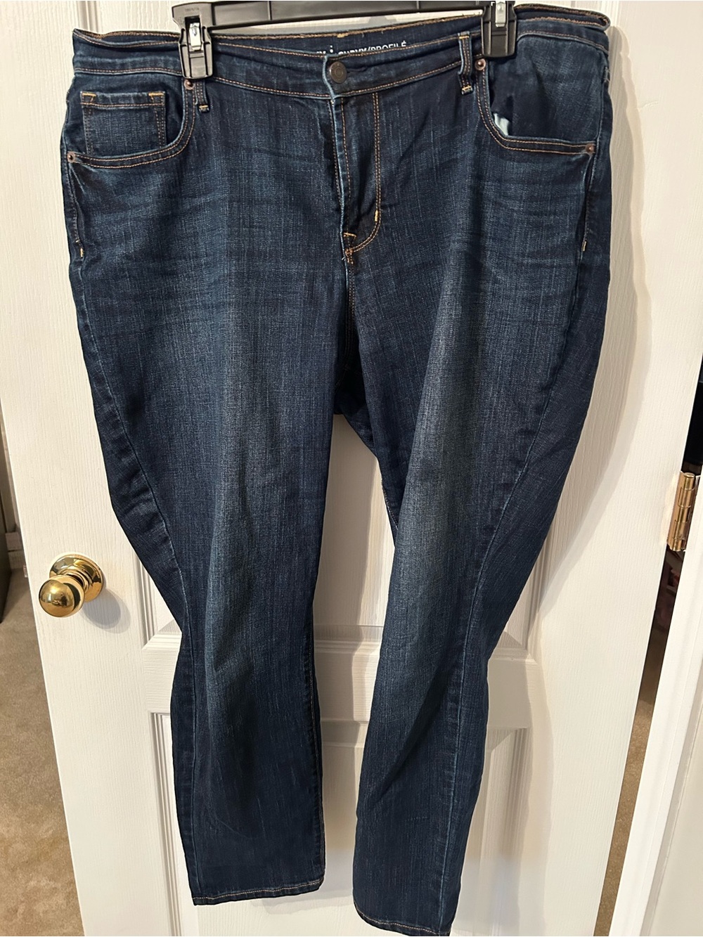 Old Navy Dark Indigo Straight-Leg Women's Jeans